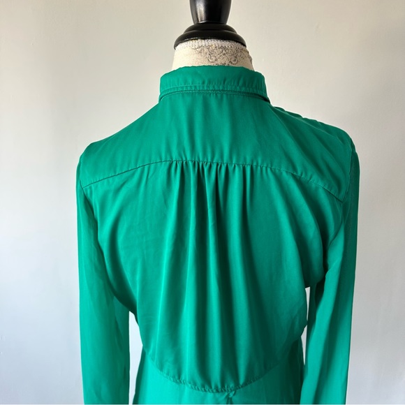 Free People Semi Sheer Long Sleeve Blouse Small - Picture 10 of 15